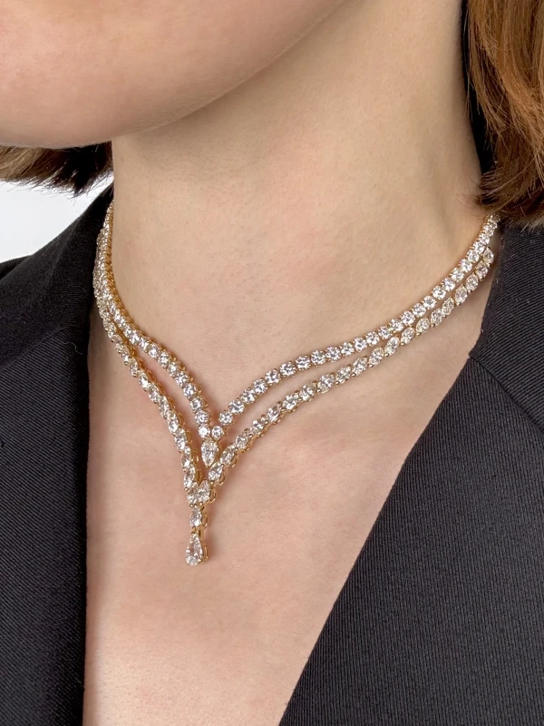 RalfDiamonds DIAMOND 31.13 CT NECKLACE RFD8535 2