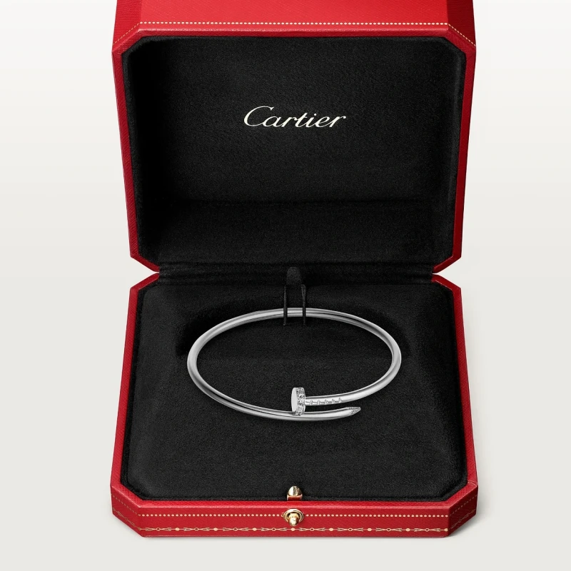 Cartier Juste un Clou bracelet, small model, diamonds (SIZE 16) B6084016 6