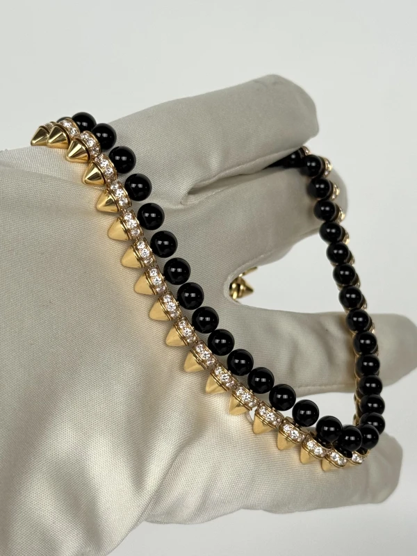 Cartier CLASH DE CARTIER NECKLACE, FLEXIBLE EXTRA-LARGE MODEL, DIAMONDS (SIZE 39) N7424460 4