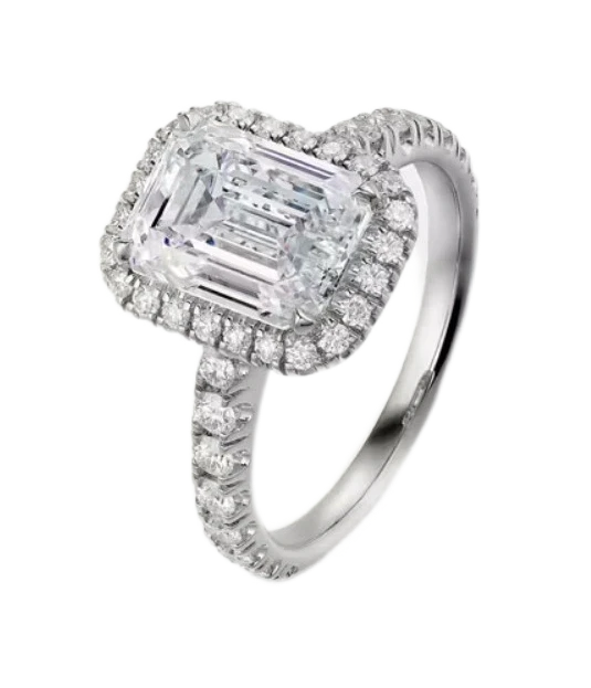 Cartier Cartier Destinée solitaire, emerald-cut diamond 2.01 ct G/VVS1, paved (GIA) N4752152 1