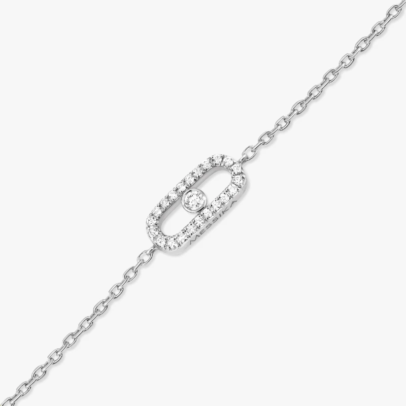 MESSIKA Women's MESSIKA CARE(s) diamond pavé bracelet 12075-WG. 12075-WG 1