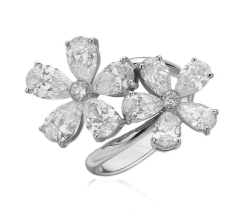 DIAMOND RING 4.79 F-G-H/VVS-VS GIA