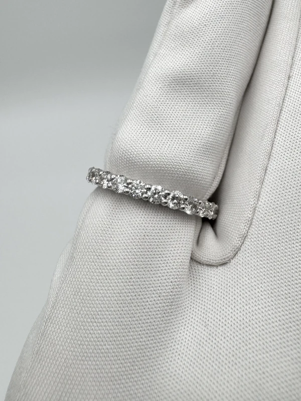 DeRosa ETERNITY ROUND DIAMOND 1.50 CT G-H/VS RING (SIZE 53) R551037 3