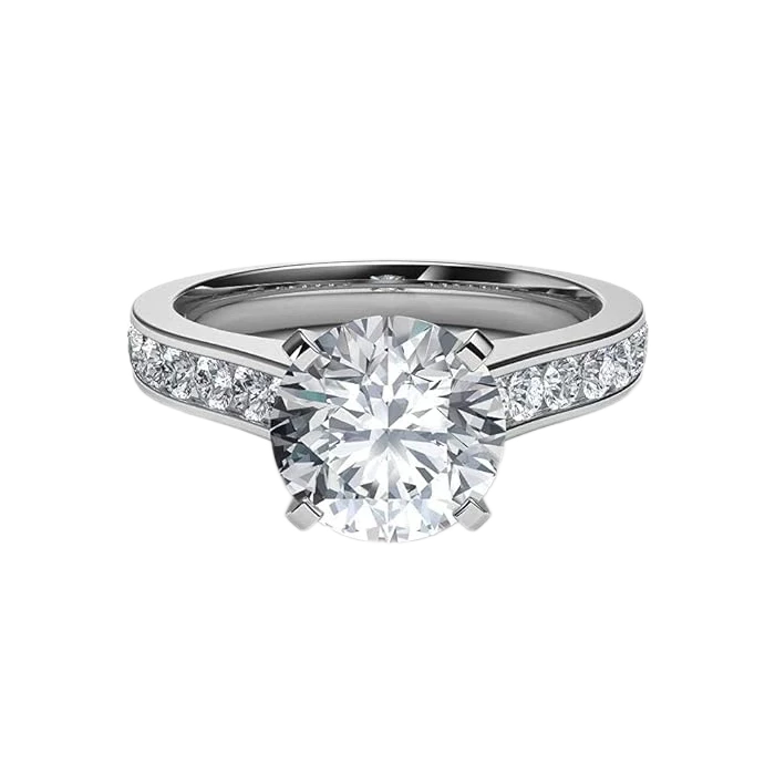 ROUND DIAMOND RING 3.04 CT H/VS2 (GIA)