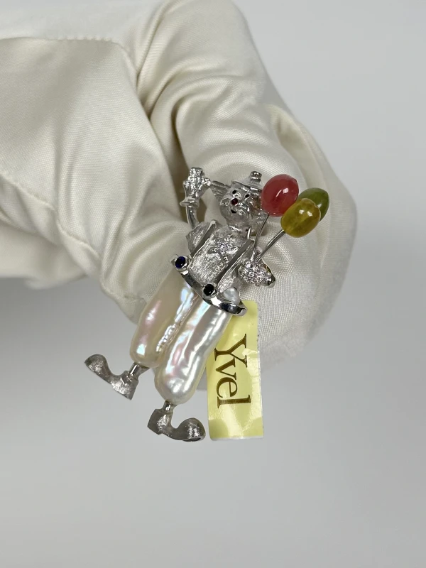 Yvel CLOWN BROOCH 111 3