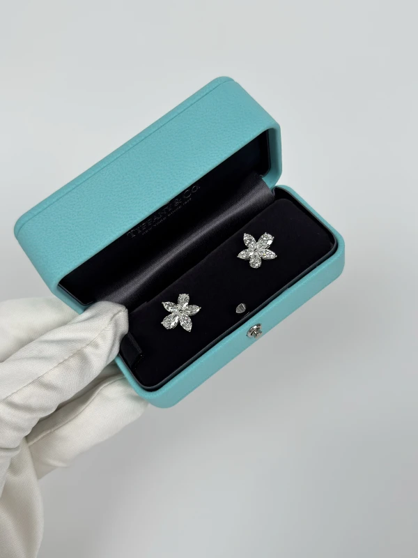 Tiffany & Co VICTORIA MIXED CLUSTER EARRINGS 60011821 6