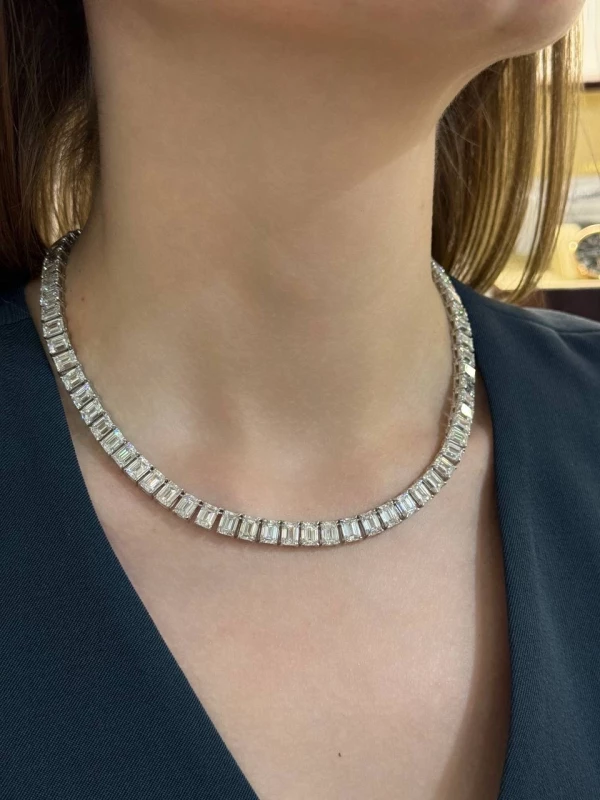 Ювелирные украшения DIAMOND 75.05 CT G-H/VVS-VS  NECKLACE (GIA) NN75.05CT 3