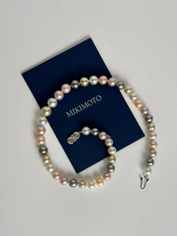 Mikimoto MULTICOLORED SOUTH SEA PEARL 9.33 - 11.46 MM NECKLACE MN2104 4