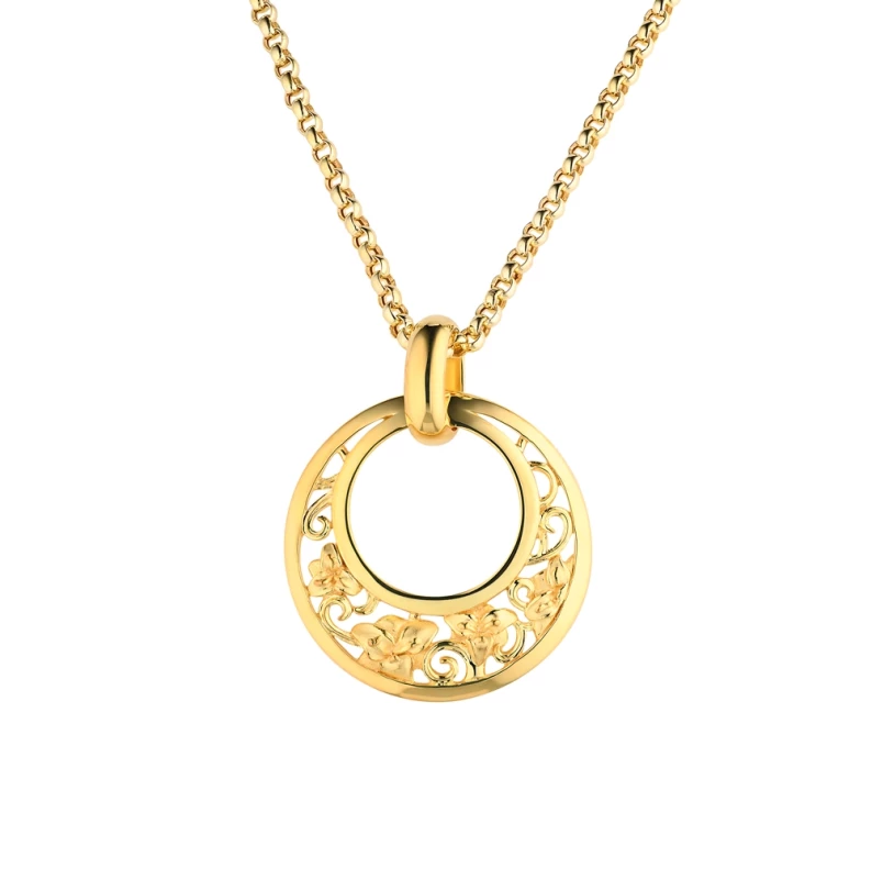 Carrera y carrera JAZMIN YELLOW GOLD PENDANT DA12759 01