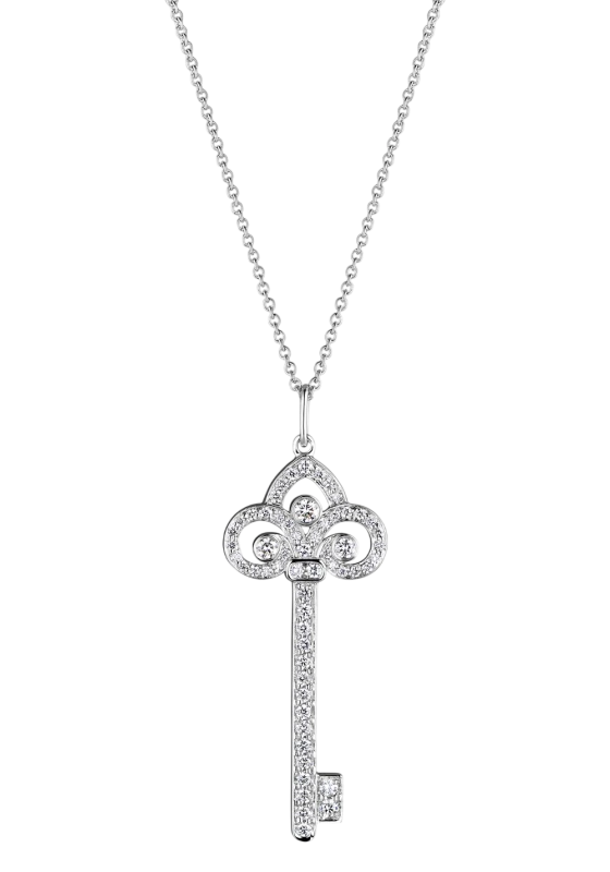 Tiffany & Co FLEUR DE LIS KEY PENDANT TCO1352 1