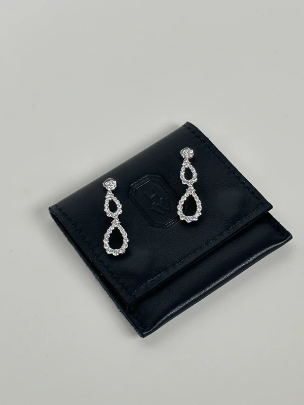 Harry Winston DIAMOND LOOP EARRINGS EADPRDDBLLP 6