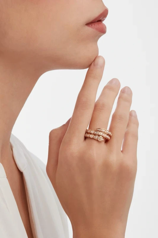 Bvlgari SERPENTI VIPER RING (SIZE M) 357263 2