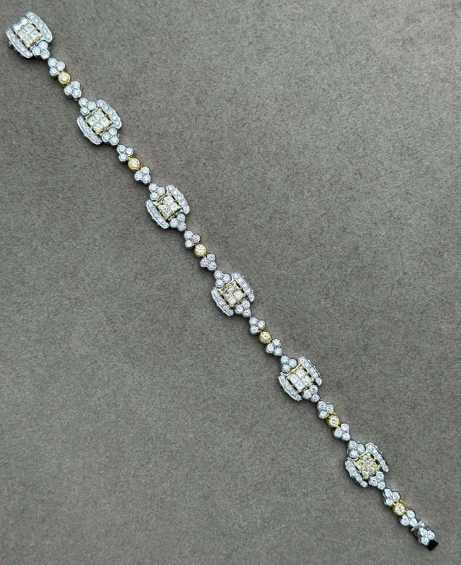 СЕРЬГИ NO NAME DIAMOND BRACELET 6.16 СТ 4