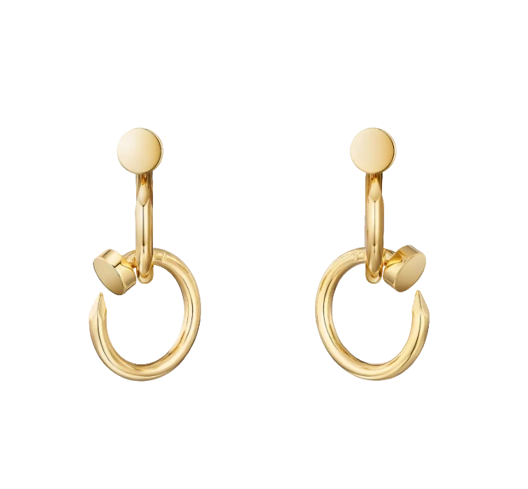 Cartier Juste un Clou earrings, double B8301528 1