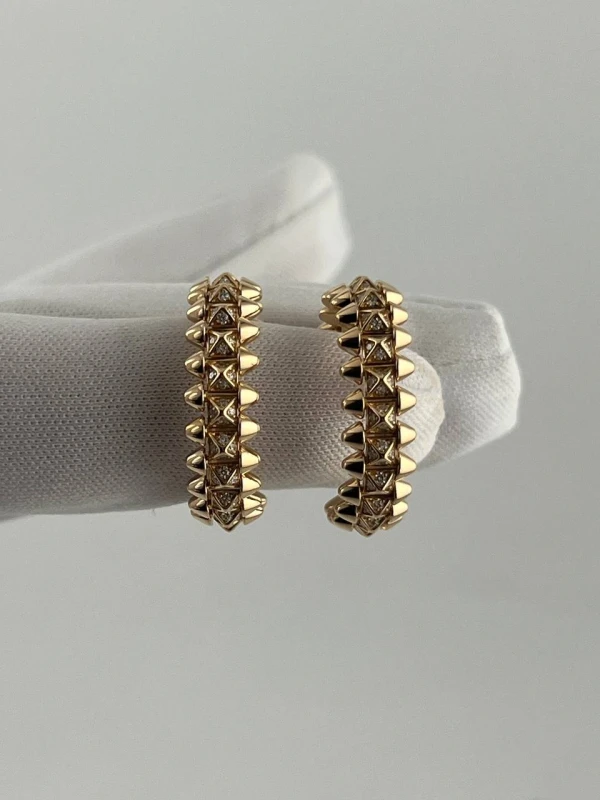 Cartier CLASH DE CARTIER HOOP EARRINGS, SMALL MODEL, PAVED N8515239 6