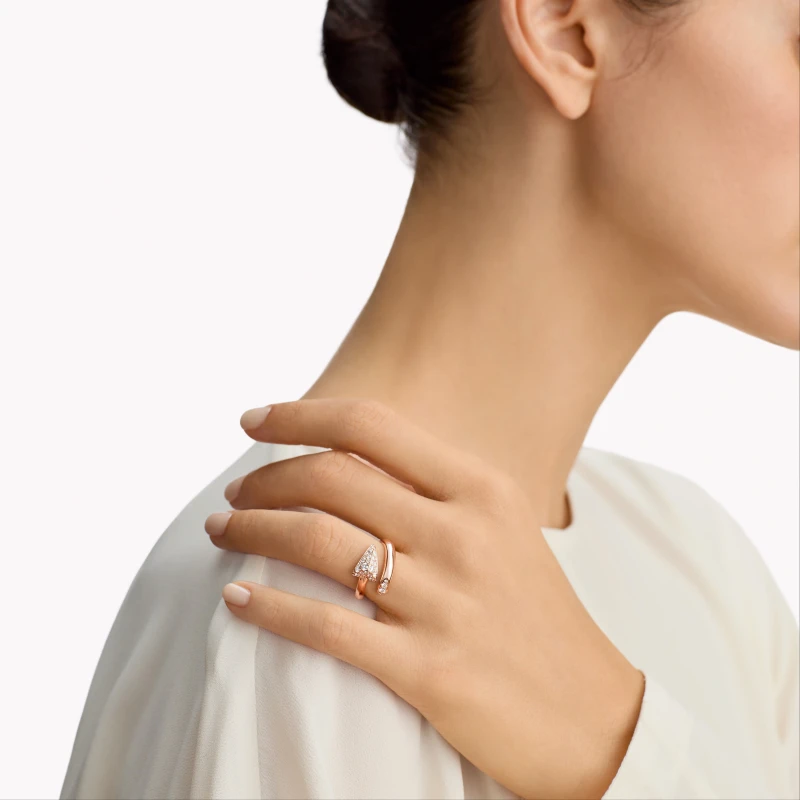 Graff Follow Me Pavé Diamond Accent Ring (SIZE 53) RGR964 2