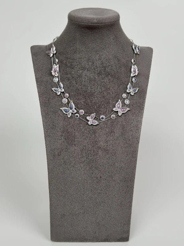 Chopard HAPPY BUTTERFLY NECKLACE 41/4985/401 2