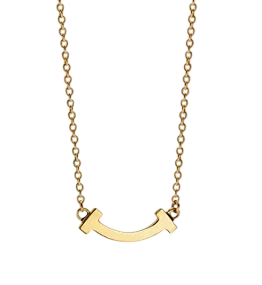 Tiffany & Co Tiffany T Smile Pendant in Yellow Gold, Mini 62617659 1