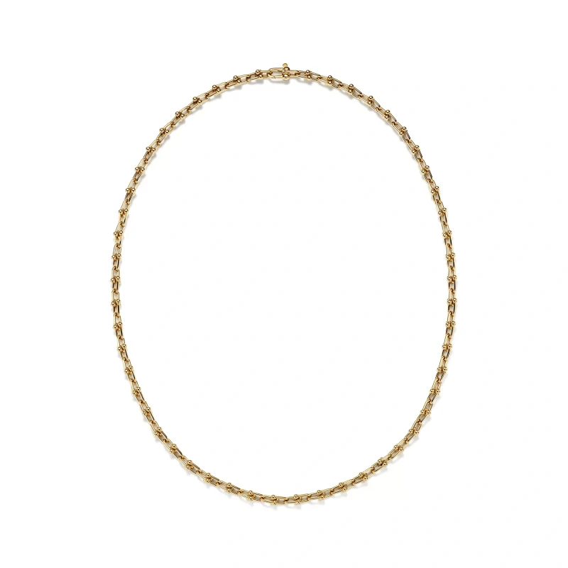 Tiffany & Co Tiffany HardWear Micro Link Necklace in Yellow Gold 73584507 2