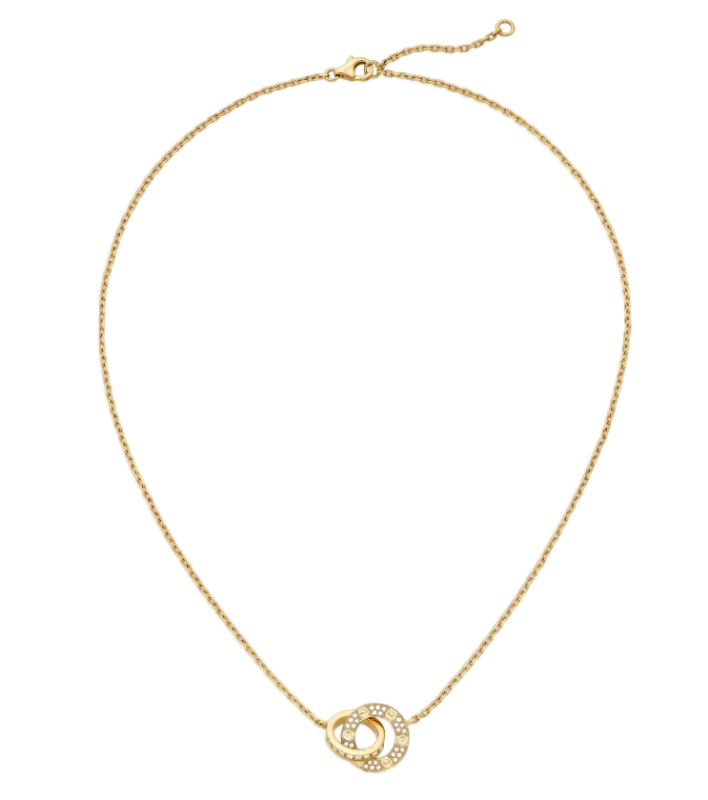 LOVE pendant, paved