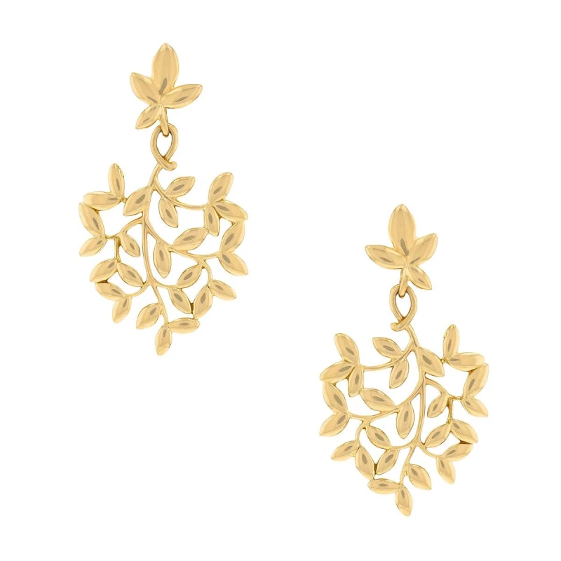 YELLOW GOLD PALOMA PICASSO OLIVE LEAF EARRINGS