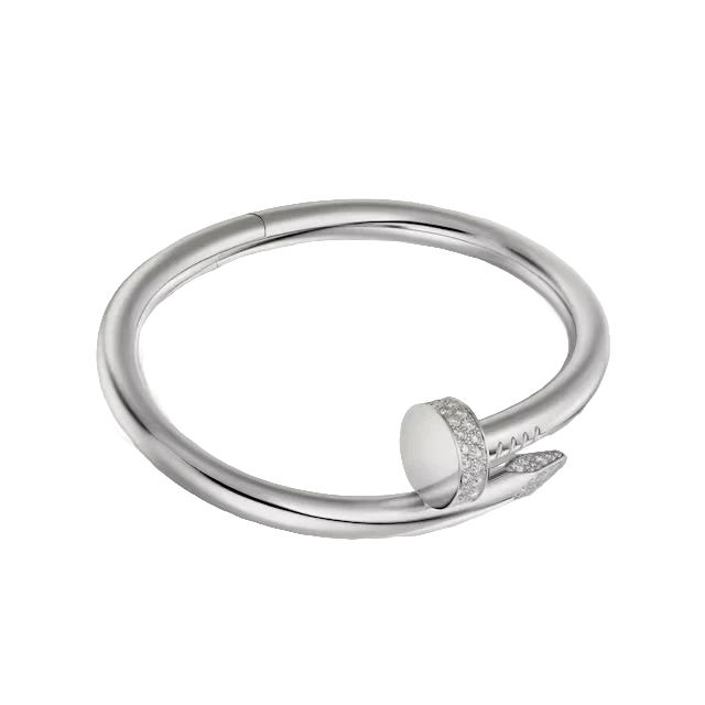 Juste un Clou bracelet, large model, diamonds (SIZE 17)
