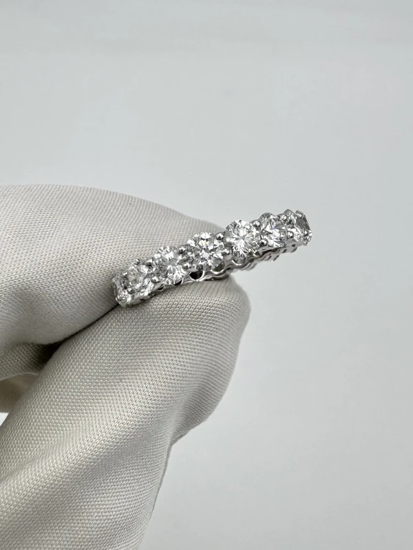 Graff ETERNITY ROUND DIAMOND 3.60 CT FINE WHITE/VS+ RING GR3.60 2