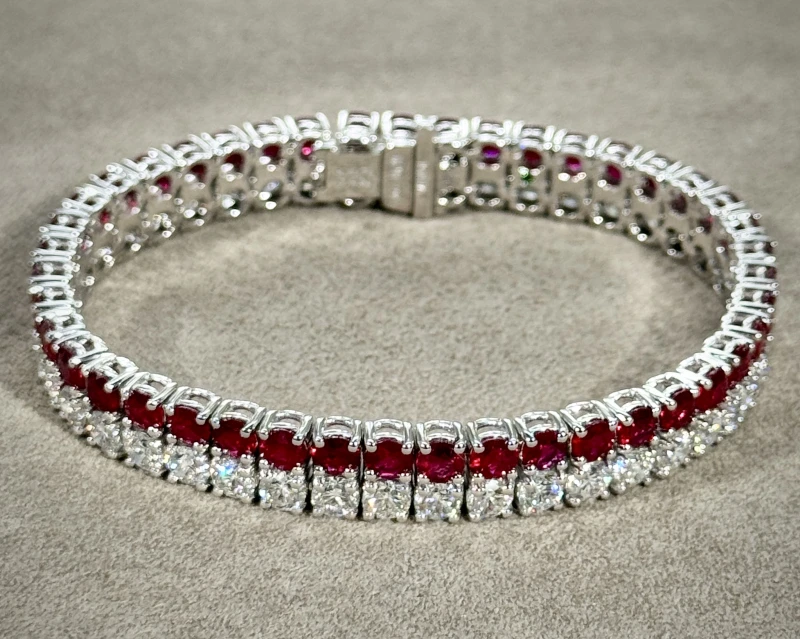 VERDI JEWELLERY БРАСЛЕТ С РУБИНАМИ A61F 2