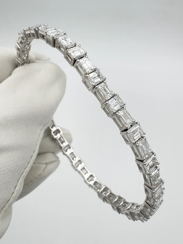RalfDiamonds EMERALD DIAMOND 10.85 CT BRACELET RFD 10.85 CT 2