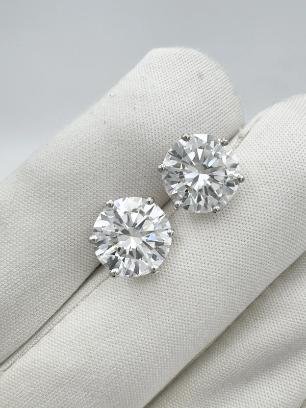 СЕРЬГИ NO NAME СЕРЬГИ С БРИЛЛИАНТАМИ 3.01 - 3.05 E/VS1 (GIA) 3.01-3.05 E/VS1 (GIA) 3