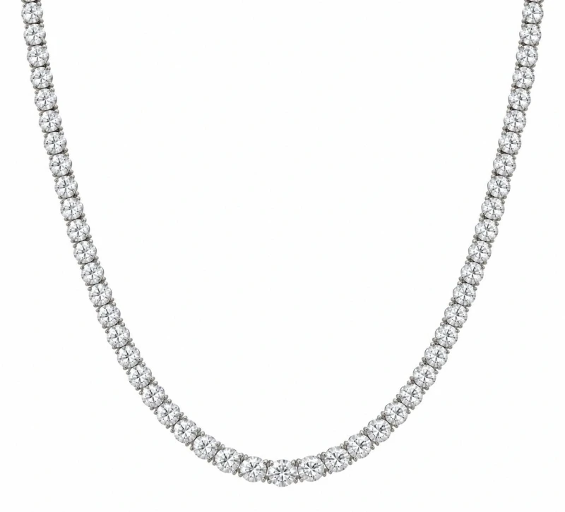 ROUND DIAMOND 12.26 CT G/VS NECKLACE