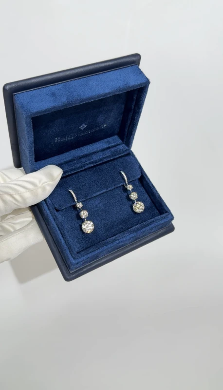 RalfDiamonds СЕРЬГИ С БРИЛЛИАНТАМИ 3.15 CT L/SI1 - 3.11 CT L/SI1 3.15 CT L/SI1 - 3.11 CT L/SI1 5