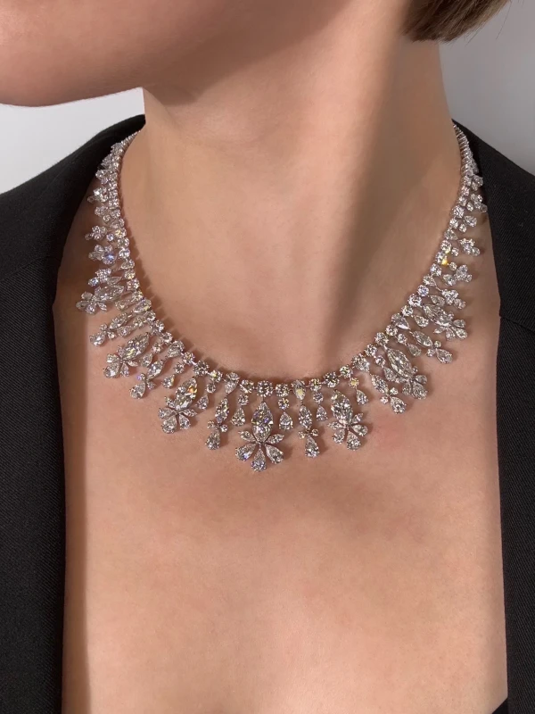 RalfDiamonds MARQUISE DIAMONDS NECKLACE RFD 65.27 CT 3