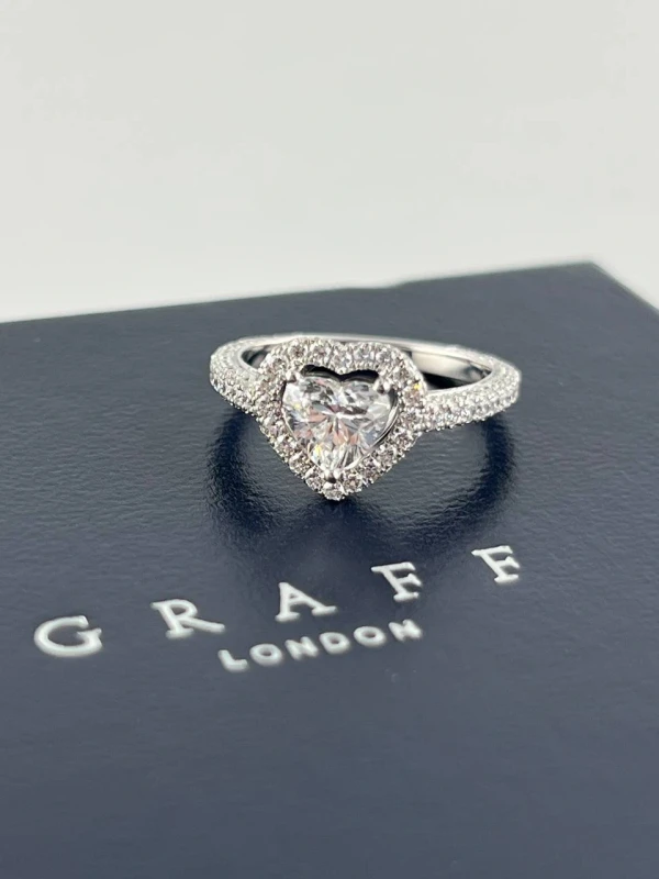 GRAFF КОЛЬЦО С БРИЛЛИАНТОМ 0.76 CT E/VS2 0.76 CT E/VS2 2
