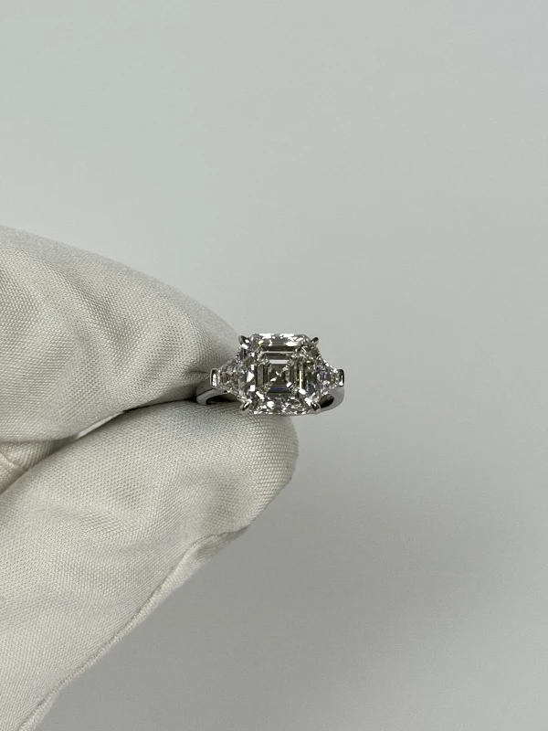 СЕРЬГИ NO NAME ASHER DIAMOND 4.15 CT H/VVS2 RING (GIA) NN4.15H 2