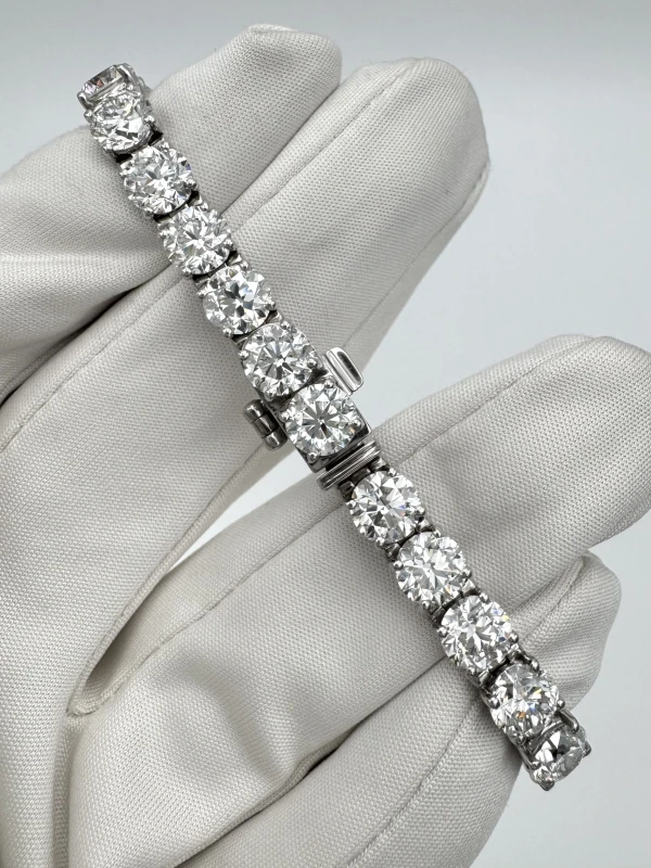 RalfDiamonds ROUND CUT DIAMOND BRACELET 26.12 CT D.26.12 СТ 3