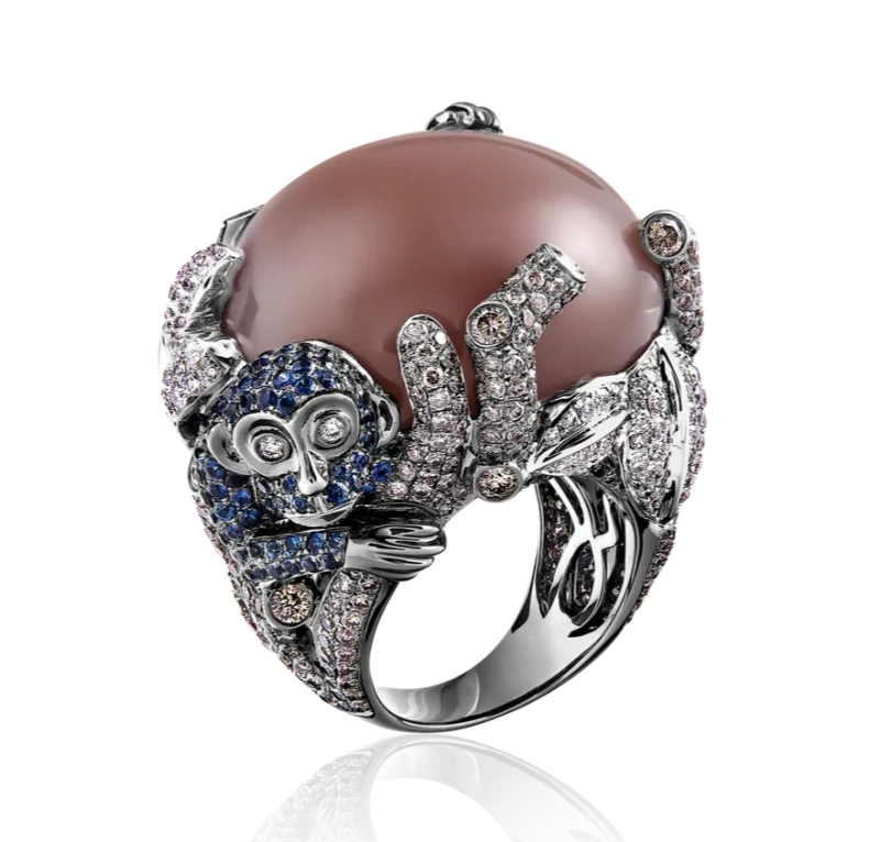 MOONSTONE 11.94 RING (SIZE 55)