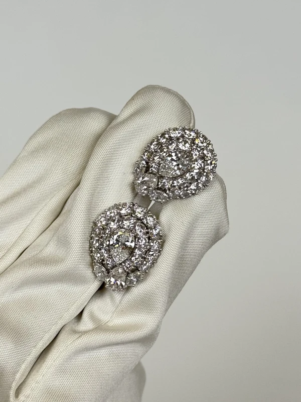Cartier Cartier Vintage Diamond 28.95 ct Earrings CR28.95 4