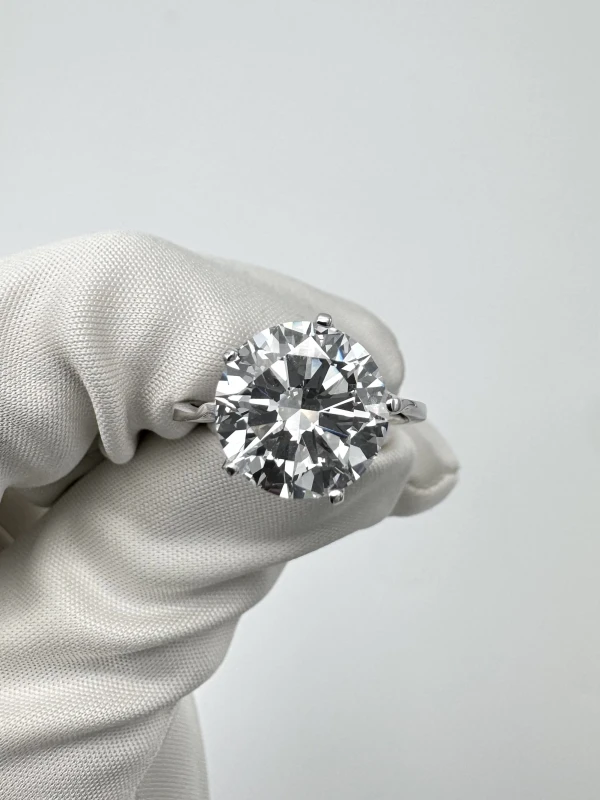 СЕРЬГИ NO NAME ROUND DIAMOND 4.01 D/VVS2 RING (GIA) NN4.01D 2