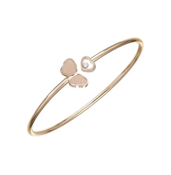 HAPPY HEARTS WINGS BRACELET. ROSE GOLD