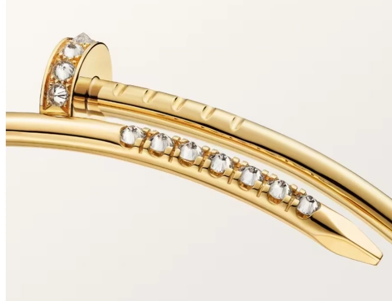 Cartier Juste un Clou bracelet, small model, inverted diamonds (SIZE 16) B6091916 3