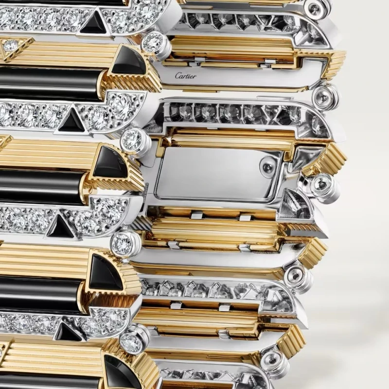 Cartier GÉOMÉTRIE & CONTRASTES SET, ONYX, PAVED H7001182 4