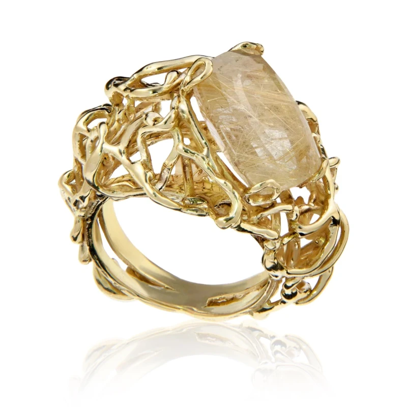 СЕРЬГИ NO NAME QUARTZ RING (SIZE 53) AMORATO 2