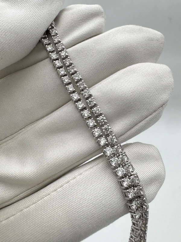 DeRosa ROUND DIAMOND 6.32 CT NECKLACE (SIZE 38.5) N712465 4