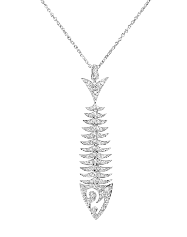 JEWELS VERNE TOPKAT LONG PENDANT