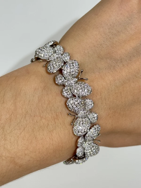 RalfDiamonds БРАСЛЕТ С БРИЛЛИАНТАМИ 17.16CT E-F/VS 17.16ct E-F/VS 3