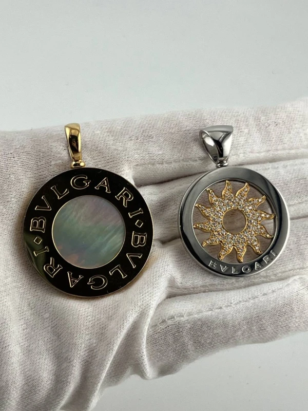Bvlgari BVLGARI TONDO SET, TWO PENDANTS ON THE CHAIN BVLGARI PENDANT SET 5
