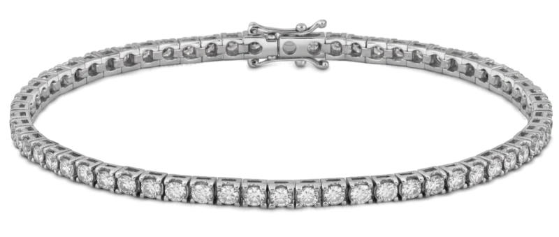 Браслет из белого золота с бриллиантами 3Ct