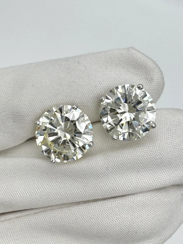 No name СЕРЬГИ С БРИЛЛИАНТАМИ 6.46 - 6.24 CT N-O/VVS2 NN6.46-6.24 3