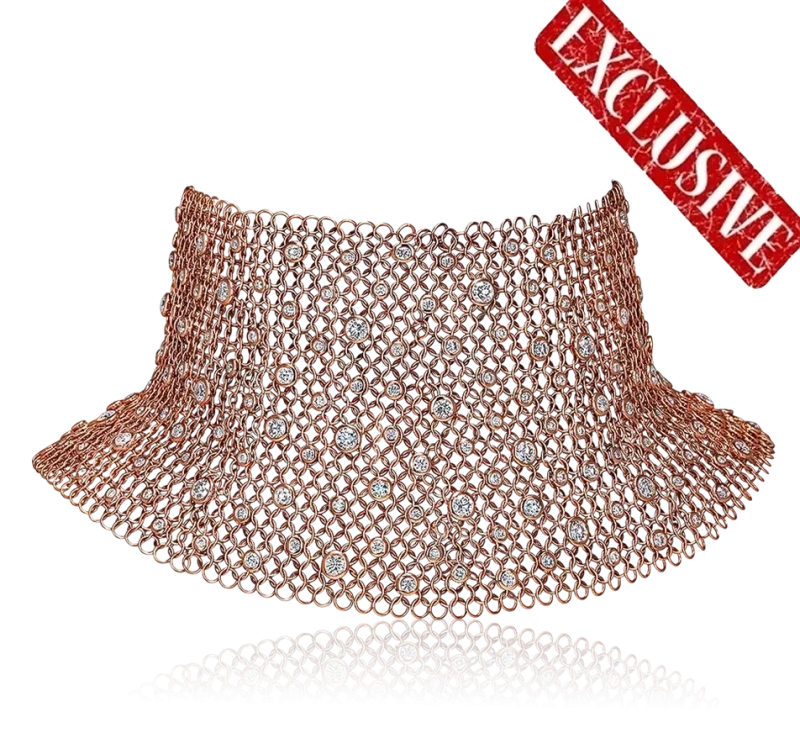RARE TOUCH COLLECTION DIAMOND 27.02 CT CHOKER